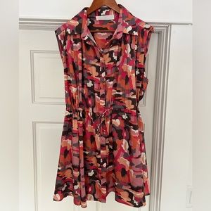 SOLD! Thakoon silk pink camo romper dress sz 6